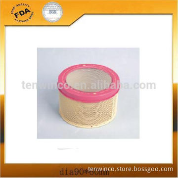 Round Watch tin box with PVC Window round aluminum tin boxes wholesale